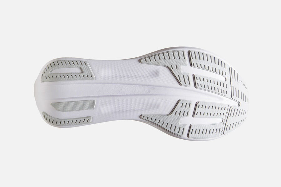 Hyperion Elite 2 Brooks Spikes Shoes NZ Womens - White/Black - YJUTCG-947